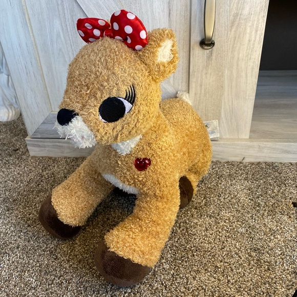 Build-A-Bear Rudolph The Red Nose Reindeer Clarice Plush Christmas Retired - Picture 3 of 10